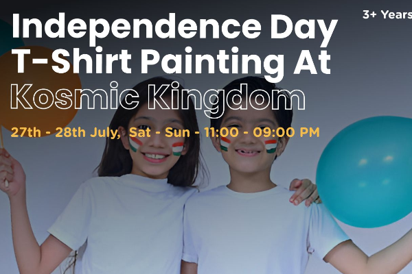 Independence Day T-Shirt Painting at Kosmic Kingdom