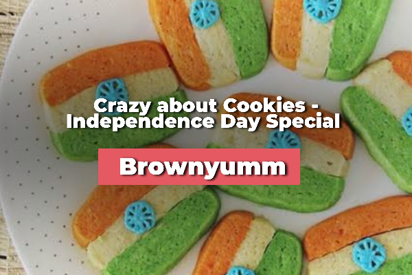 Crazy about Cookies - Independence Day Special @ Brownyumm 