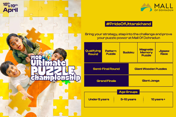 Ultimate Puzzle Championship @ Mall Of Dehradun - School Invite