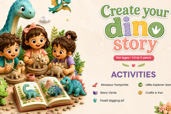 Create Your Dino Story @ Mother’s Pride - Sector 57