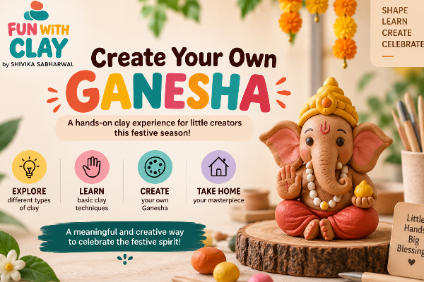 Create Your Own Ganesha @ Fun With Clay by Shivika Sabharwal